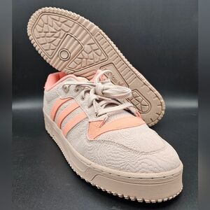 Size 11.5-ADIDAS RIVALRY LOW TR All Star Wonder Taupe / Semi Coral Fusion Shoes